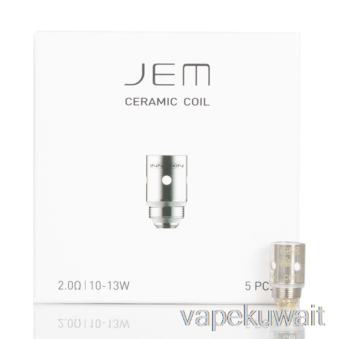 لفائف بديلة Innokin Jem/goby 2.0ohm لفائف سيراميك Jem Vape الكويت